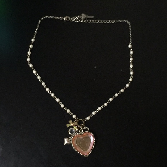 Betsey Johnson Jewelry - 💗 Super cute Betsey Johnson Heart necklace 💗